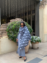 Load image into Gallery viewer, #######AW26:Grey Knit Shawl Top