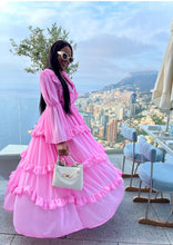 Load image into Gallery viewer, #######AW26:Daisy Ruffle Maxi Dress (pink)