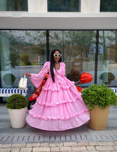 Load image into Gallery viewer, #######AW26:Daisy Ruffle Maxi Dress (pink)