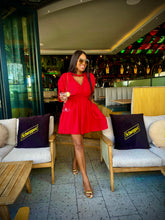 Load image into Gallery viewer, ######Cleopatra Mini Dress- Red