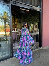 Load image into Gallery viewer, RESORT24:ORGANZA KAFTAN-FLORA