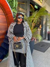 Load image into Gallery viewer, ###AW25: HOUNDSTOOTH OBSESSION COAT