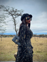 Load image into Gallery viewer, #######AW26: Black Tweed Dress
