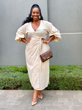 Load image into Gallery viewer, #######LINEN WRAP Dress