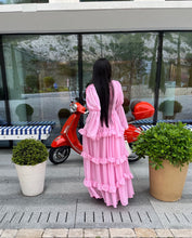 Load image into Gallery viewer, #######AW26:Daisy Ruffle Maxi Dress (pink)
