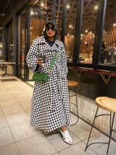 Load image into Gallery viewer, ###AW25: HOUNDSTOOTH OBSESSION COAT