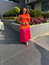 Load image into Gallery viewer, ####Drop-Waist Dress -Sunburst Bloom
