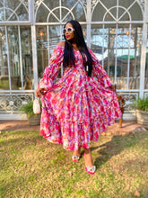 Load image into Gallery viewer, ####MARY POPPINS DRESS - Pink Flora
