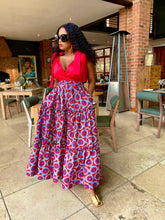 Load image into Gallery viewer, SUMMER’23:RED MAKOTI JUMPDRESS
