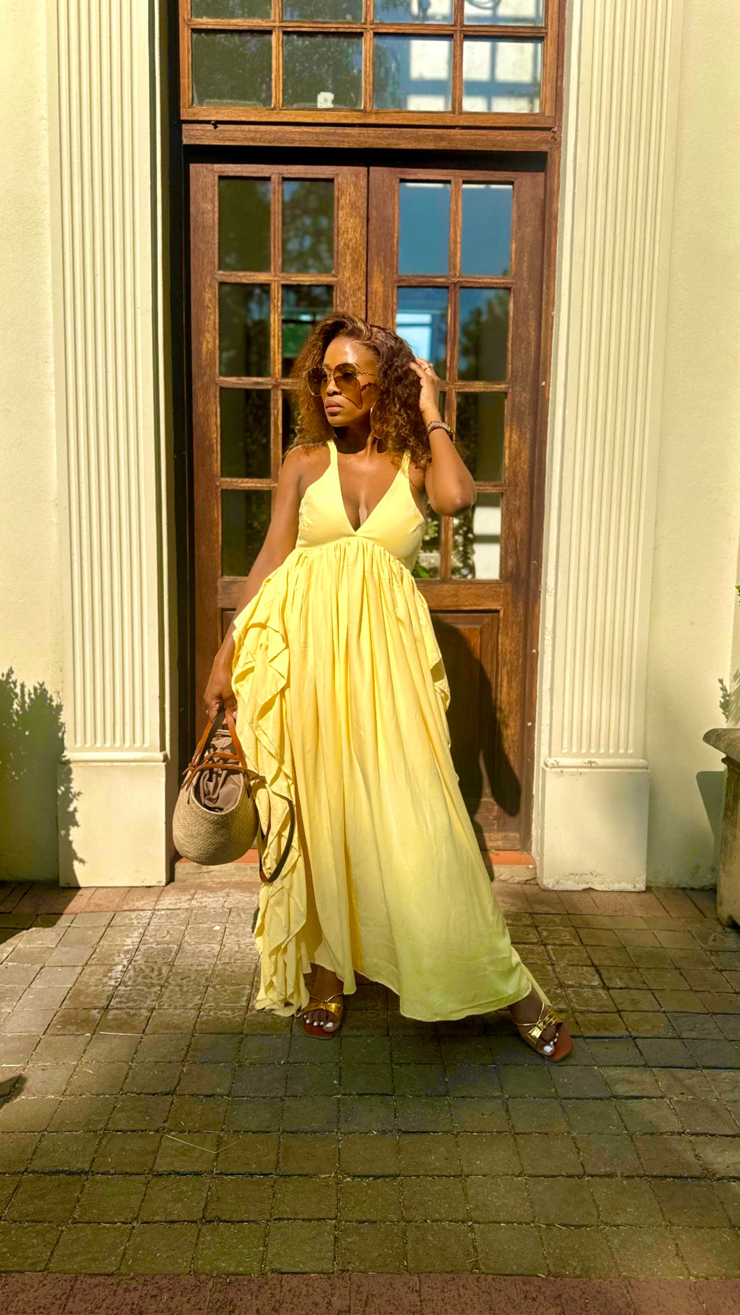 ####Butter Yellow GLAM Dress
