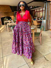 Load image into Gallery viewer, SUMMER’23:RED MAKOTI JUMPDRESS

