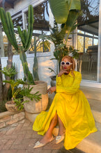 Load image into Gallery viewer, ####Lemon Shirt Dress
