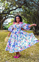 Load image into Gallery viewer, ####3D FLORALS ROYAL HIGHNESS DRESS
