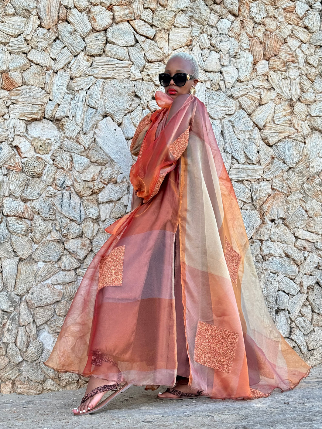 **LAMU COLLECTION: SHELA ORGANZA MAXI