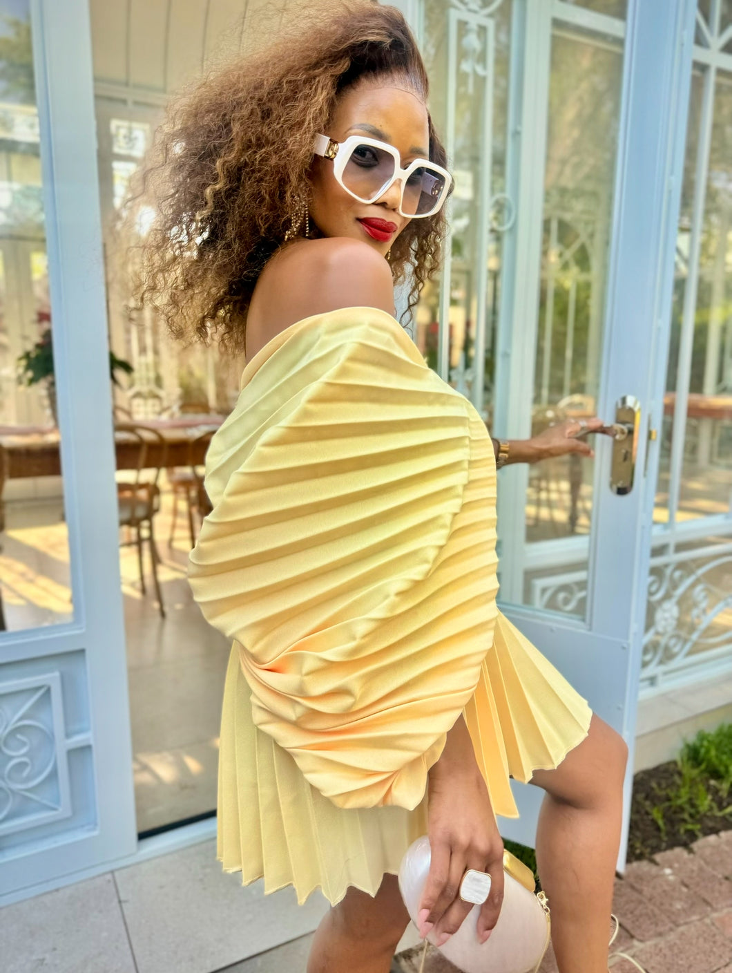 ####Butter yellow KOKI Jumpsuit