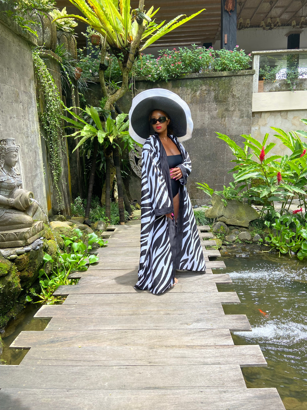 BALI COLLECTION : JAVA PLUM KIMONO