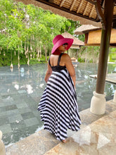 Load image into Gallery viewer, BALI COLLECTION : BLACK STRIPE DRESS
